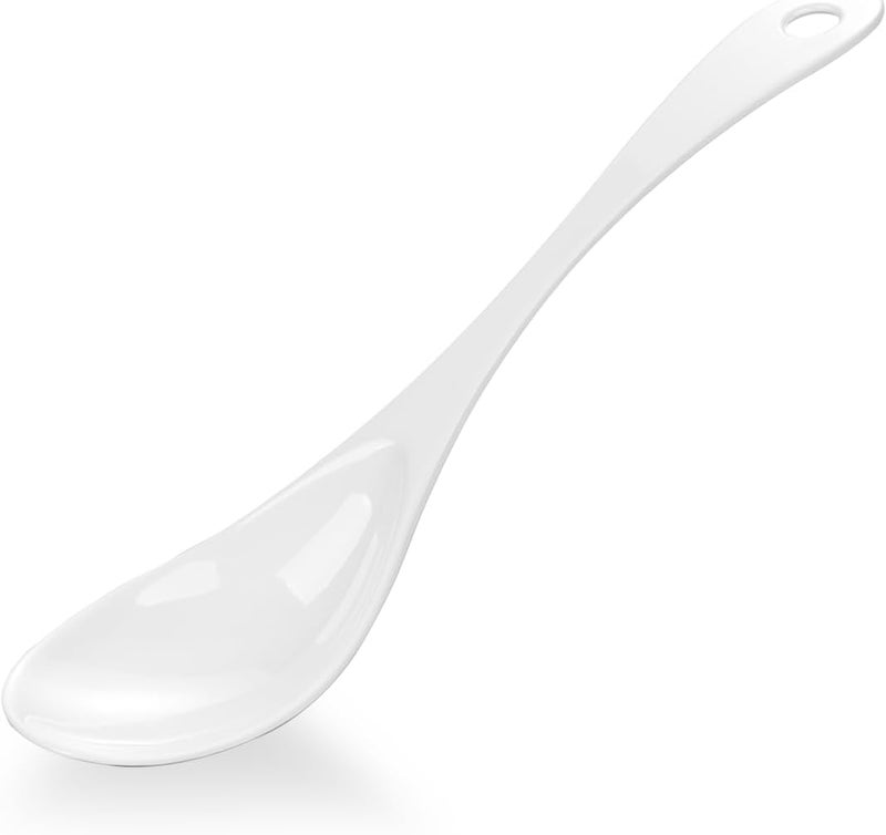 Harmony Melamine Serving Spoon 11.4" White 29x7.5cm